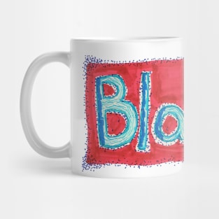 Blah (red version) Mug